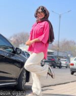 شومیز کتان مدل آرمانه
