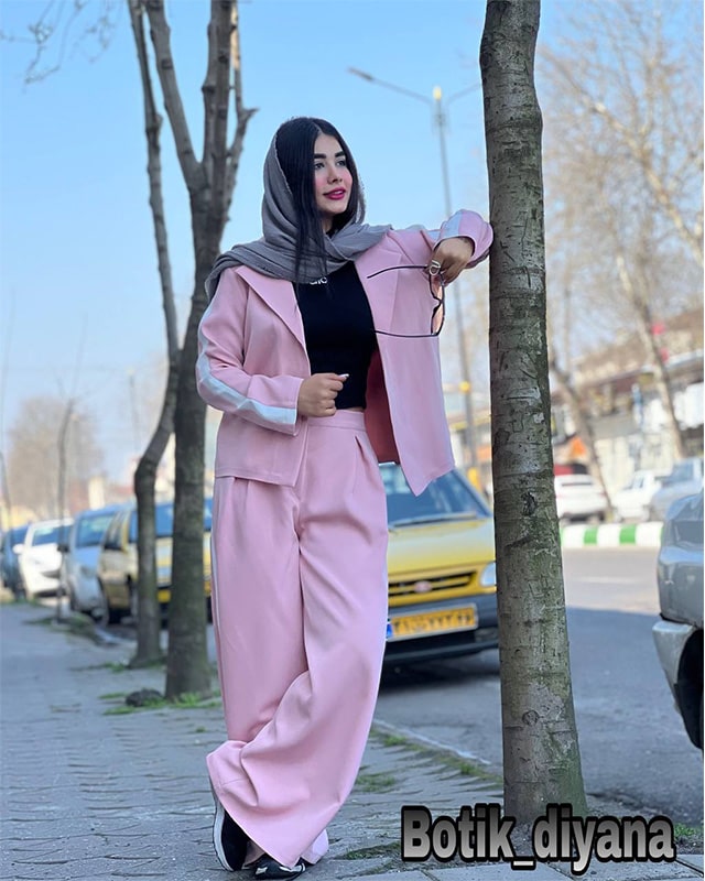 کت و شلوار مازراتی مدل پینکی