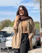 شومیز لینن حصیری مدل آزی