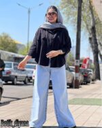 شومیز لینن مدل هیرو