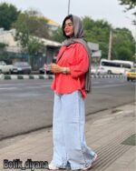 شومیز لینن مدل سانیا