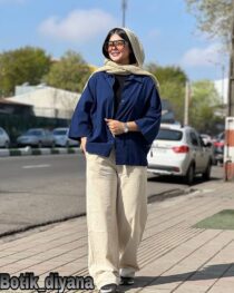 شومیز لینن مدل قاصدک
