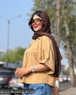 شومیز لینن مدل دلانو