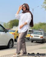 شومیز کتان مدل سانی