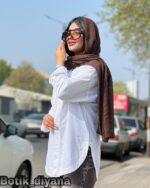 شومیز کتان مدل سانی