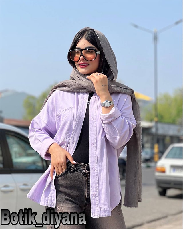 شومیز کتان مدل سانی