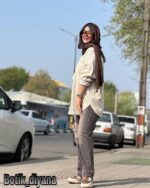 شومیز کتان مدل سانی