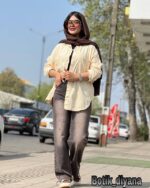 شومیز کتان مدل سانی