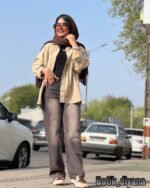 شومیز کتان مدل سانی