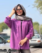 شومیز کتان مدل سانی