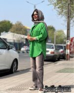 شومیز کتان مدل سانی