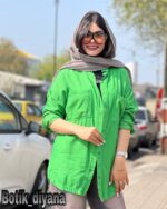 شومیز کتان مدل سانی