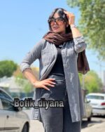 شومیز جین کاغذی مدل دلو