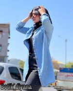 شومیز جین کاغذی مدل دلو