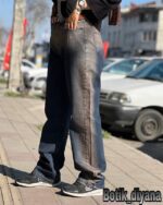 شلوار نیم بگ حین آبرنگی