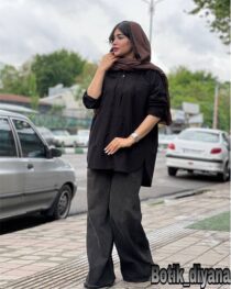 شومیز کتان مدل ایلماه