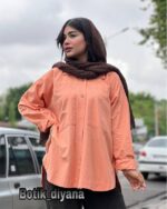 شومیز کتان مدل ایلماه