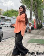 شومیز کتان مدل ایلماه