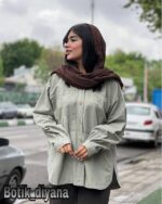 شومیز کتان مدل ایلماه