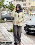 شومیز کتان مدل پرناک