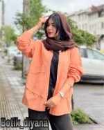 شومیز کتان مدل پرناک