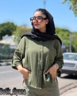 شومیز لینن مدل نیوکا