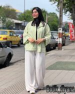 شومیز لینن مدل لاونا