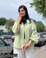 شومیز لینن مدل لاونا