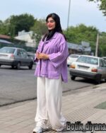 شومیز لینن مدل لاونا