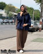 شومیز لینن مدل لاونا