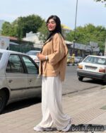 شومیز لینن مدل لاونا