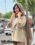 کت لینن مدل فرنیا