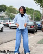 شومیز جلو بسته مدل باوین