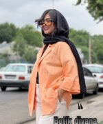شومیز لینن آف مدل موگه