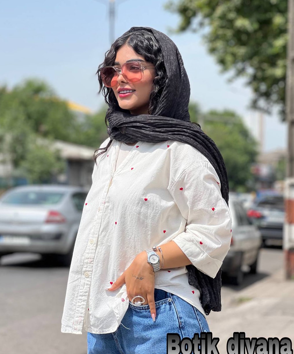 شومیز گلدوزی مدل سانتا بوتیک دیانا