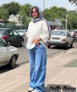 شومیز گلدوزی مدل سانتا بوتیک دیانا