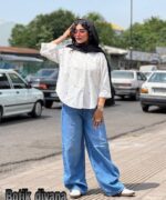 شومیز گلدوزی مدل سانتا بوتیک دیانا