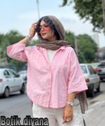 شومیز لینن مدل آلکا