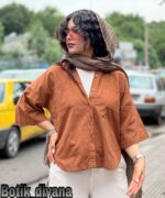 شومیز لینن مدل آلکا
