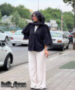 شومیز لینن مدل آلکا