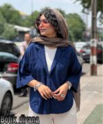 شومیز لینن مدل آلکا