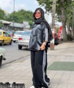 ست تیشرت شلوار آبرنگی مدل توسان