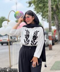 شومیز گلدوزی مدل گلسان