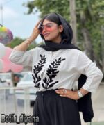 شومیز گلدوزی مدل گلسان