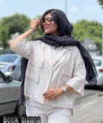شومیز لینن مدل هیرا
