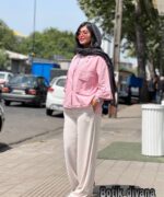 شومیز لینن مدل هیرا