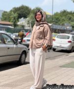 شومیز لینن مدل هیرا