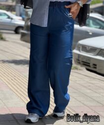 شلوار بگ جین کاغذی