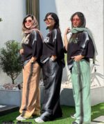 ست تیشرت شلوار مدل بالنسیاگا