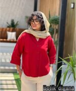 شومیز لینن مدل دلباب